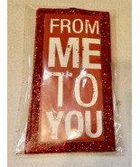 Gift Tags Many Sayings You Choose Type 3 1/2&quot; x 2&quot; Glitter Backrd 3pc pk... - $35.35 MXN