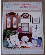 16-Page Booklet Counted Cross Stitch Patterns: SOME BUNNIES IN THE KITCHEN - £7.21 GBP