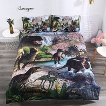Dinosaur Comforter Set Kid'S Dinosaur Bedding 3D Digital Print Kid'S Comforter S - £55.84 GBP