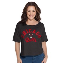 NBA Chicago Bulls Adult Women Touch S Base Reversible Tee, Medium, Black - $363.10 MXN