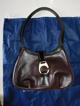 Dooney &amp; Bourke Derby Brown Leather Shoulder Bag - £79.92 GBP