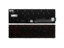US Black RED Backlit English Laptop Keyboard (without frame) For Dell In... - $42.30