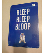 Lucasfilm LTD. Star Wars R2D2 Bleep Bleep Bloop Double Sided Sign (NEW) - £7.78 GBP