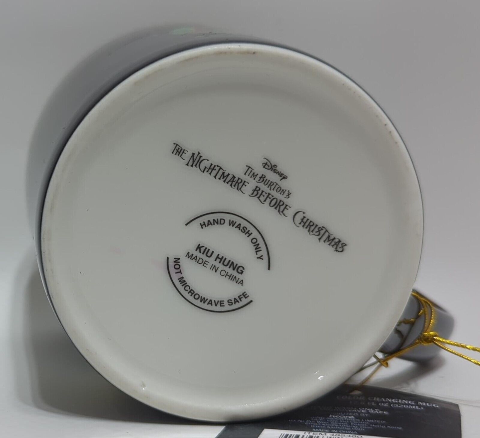Tim Burton The Nightmare Before Christmas Colour Changing Mug, Black 17.6 FL OZ Item image 6