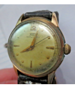 Vintage Tissot Automatic Men’s Watch 10K Gold Plate Running - £207.04 GBP