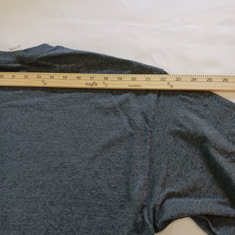 Gildan Ultra Cotton Fultondale Wildcat Men's Gray Graphic T-Shirt Long Sleeve XL Item image 12
