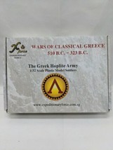 **EMPTY BOX ONLY** The Greek Hoplite Army 1/32 Plastic Model Soldiers X Force - £10.24 GBP