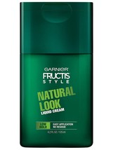 New Garnier Hair Care Fructis Style Natural Look Liquid Hair Cream for M... - $10.77