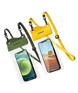Waterproof Phone Pouch 2 Pack, [Up to 7.5 ] IPX8 Cell - £34.76 GBP