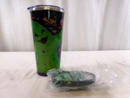 Disney Parks 2022  Oogie Boogie Stainless Steel Tumbler with Lanyard Holder - £46.99 GBP