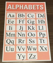 Alphabet - 13 x 19 - Educational poster for Kindergarten or Preschool - $14.86