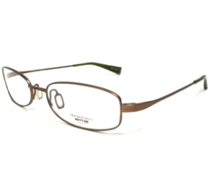 Oliver Peoples Brille Rahmen Doren Aut Kupfer Braune Oval Draht Felge 51-17-135 - £90.81 GBP