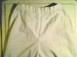 USN US Navy Women&#39;s DSCP 100% Polyester White Dress Slacks 12 WP (With Pockets) - £5.89 GBP
