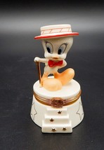 Lenox Looney Tunes Showstopper Tweety Bird Treasure Trinket Box Goldtone Charm - £19.74 GBP
