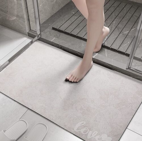 Bathroom Rug Mat Super Absorbent Soft Non Slip Rug, Washable 31”x20” Lig... - $14.99