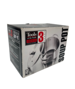 Tools Of The Trade Stainless Steel 3 qt Soup Pot With Glass Lid New Open... - $560.64 MXN