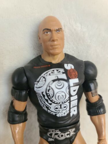 Action Figure WWE Mattel The Rock – Edizione Esclusiva 2014 Con Maglietta Just Bring It, Superstar Entrances