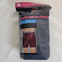 Fruit Of The Loom Premium Big Man Boxer Brief 4XB Black 54-56 3pk NEW Se... - €13,65 EUR