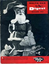 Delta C &amp; S Digest December 1954 Airline Employee Magazine Last Issue - $74.44