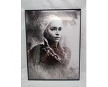 Framed Deanerys Game Of Thrones Charcoal Portrait 12&quot; X 16&quot; - £54.17 GBP
