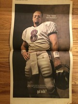 Got Milk? Ad Trent Dilfer Newspaper Ad Baltimore Ravens Super Bowl Champs 2001 - £2.74 GBP