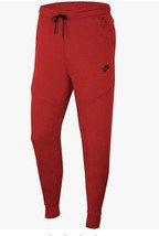 Nike Sportswear Tech Fleece University Red Black Jogger Pants CU4495–657... - £75.72 GBP
