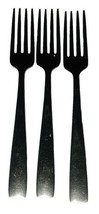 Oneida Oneidacraft Deluxe ACCENT Stainless Dinner Forks Glossy - Set Of (3) - £13.58 GBP