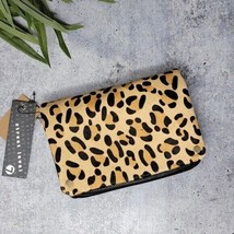 NWT Street Level | Leopard Clutch with Multiple Zipper Sections - £22.74 GBP