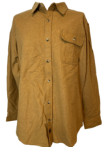 Legendary Whitetails Men&#39;s Brushed Flannel LS Shirt Gold XL - $14.24