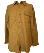 Legendary Whitetails Men&#39;s Brushed Flannel LS Shirt Gold XL - $14.24