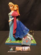 DISNEY Store Authentic Frozen Elsa Anna Sisters Forever Figurine by Jim Shore - £85.16 GBP