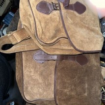 Lot Of 2 Vintage LL Beam Purse &amp; Satchel Cowhide/Suede Leather. - $49.99