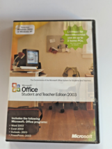 Microsoft Office Student and Teacher Edition 2003 Word Excel w/ Key - $19.99