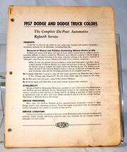 1957 Dodge/Dodge Truck Exterior Color Samples 681 - €6,79 EUR