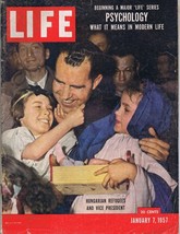 ORIGINAL Vintage Life Magazine January 7 1957 Richard Nixon - £23.35 GBP