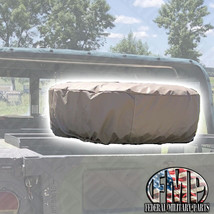 Canvas Tire Cover 37” Tires Tan Fits Military Humvee Spare Cover M998 Carrier - £136.16 GBP