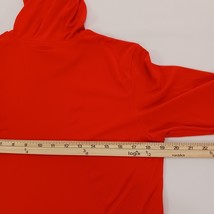 Adidas Miami Hurricanes Women's Orange Long Sleeve Hoodie Shirt Size Medium image 6