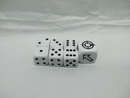 (7) Warhammer 40k Black And White Dice - $16.82