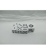 (7) Warhammer 40k Black And White Dice - $16.82