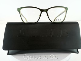 L.A.M.B. La 0524 (Grn) Dark Green / Gold 52-16-135 New With Case Eyeglass Frames - £33.62 GBP