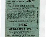 Farnborough Airshow Car &amp; Occupants Ticket 1950s Society of British Aero... - $37.62