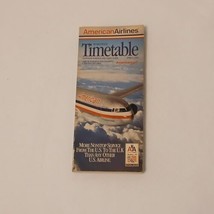 American Airlines Worldwide Timetable Effective December 15, 1994 Complete - $143.34 MXN
