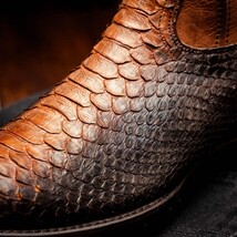 KANSAS Genuine Snake Skin Cowboy Boot from the Western Collection Lisboa image 7