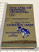 Matchbook Covers Johnny Unitas  Golden Arm Restaurant and Lounge Unstruc... - $9.90