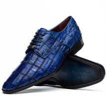 Dress Shoes Animal Skin Oxford Asti Electric Blue image 3