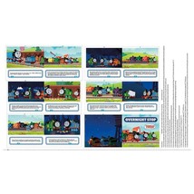 24&quot; X 44&quot; Panel Overnight Stop Book Thomas and Friends Fabric Panel D679.66 - £7.84 GBP