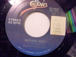 Merle Haggard-Natural High / I Never Go Home Anymore-45rpm-1984-EX - £3.95 GBP