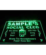 Name Personalized Custom Social Club Bar Beer LED Neon Light Sign Decor ... - £21.57 GBP+