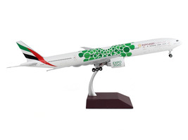 Boeing 777-300ER Commercial Aircraft &quot;Emirates Airlines - Dubai Expo 2020&quot; White - £145.56 GBP