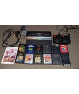 Atari 2600 Jr   Rainbow w/  joysticks adapters, 12 GAMES ALL TESTED  - £132.33 GBP